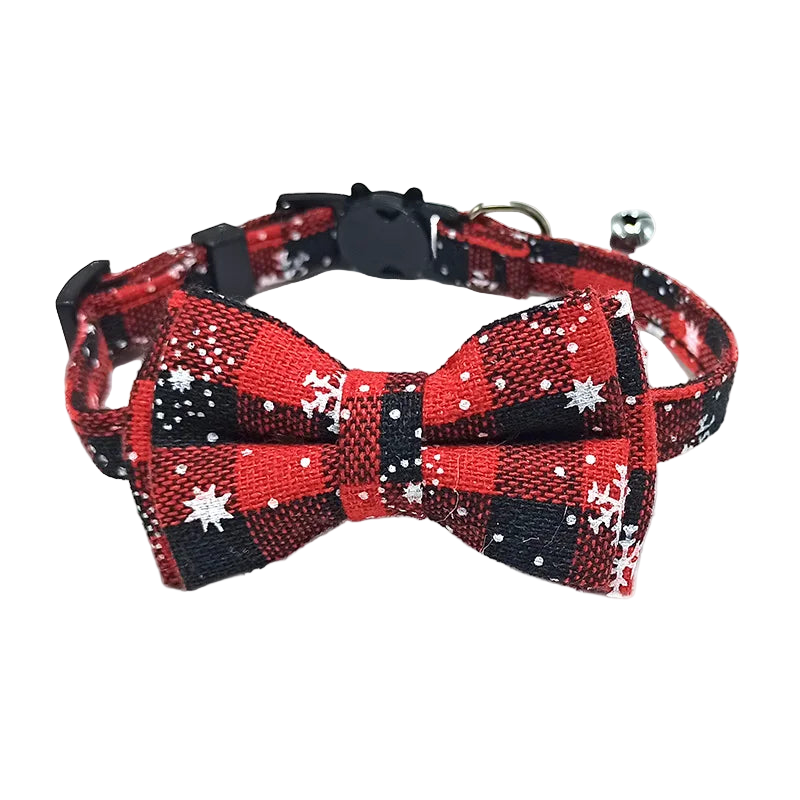 Okrągły kołnierz dla zwierząt z kokardką