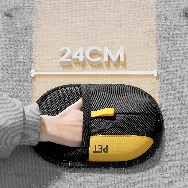 Dwustronna rękawica do pielęgnacji zwierząt