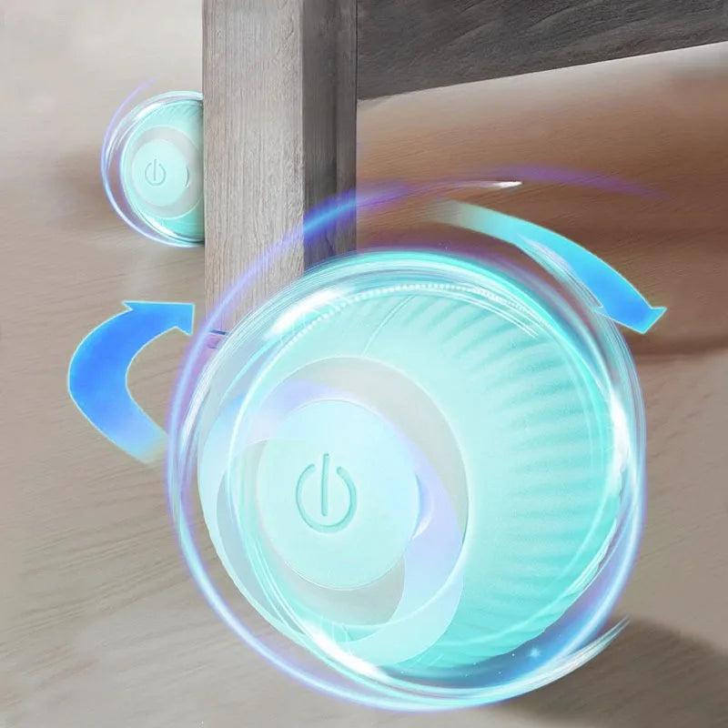 Samoczynnie tocząca się zabawka w kształcie piłki