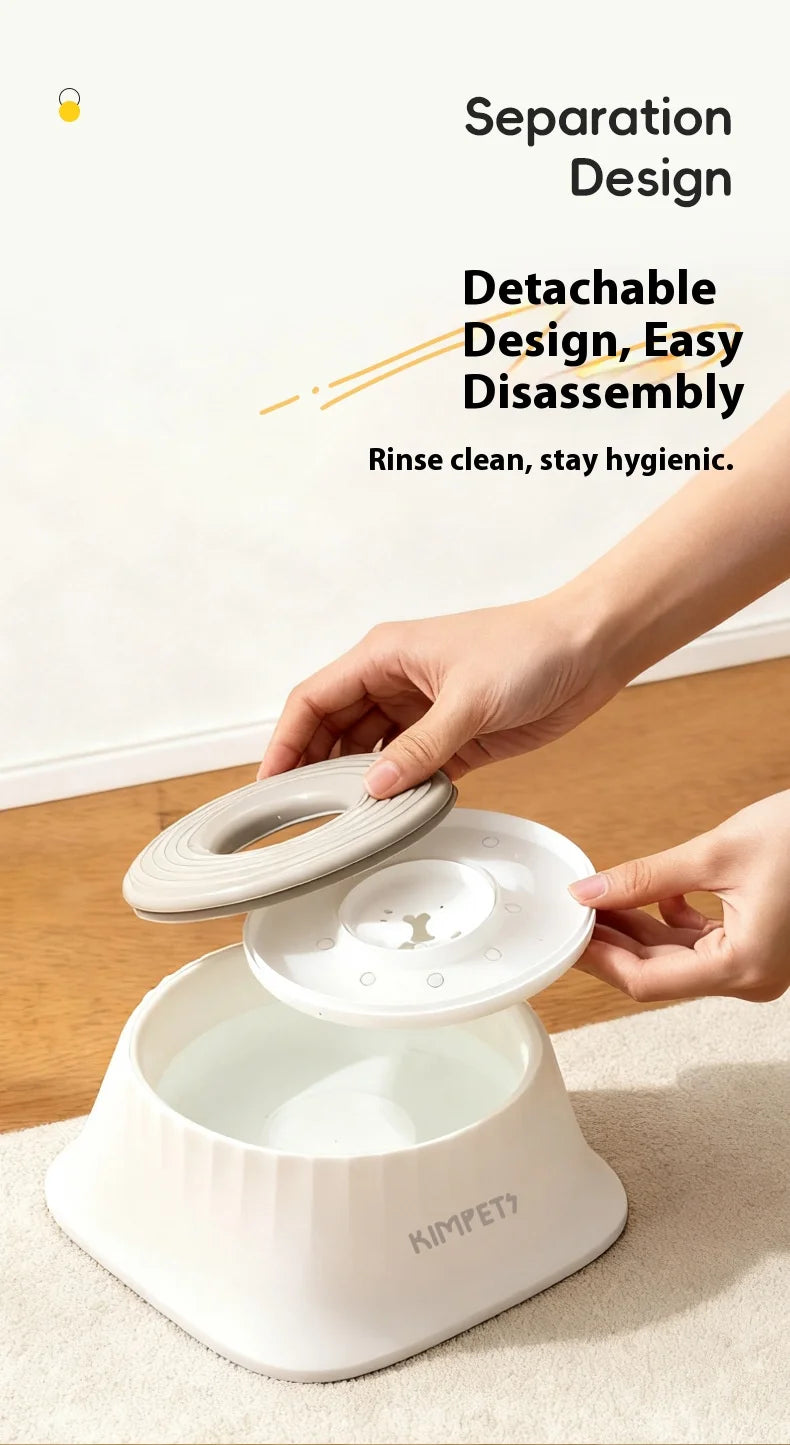 Miska dla zwierząt z zabezpieczeniem przed rozlewaniem