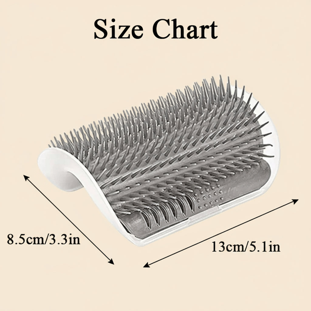 Szczotka i drapak do kątów dla kota