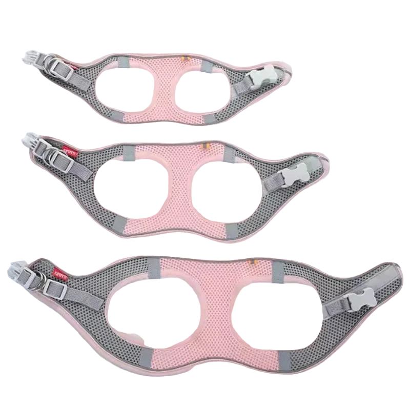 Komfortowy, regulowany zestaw uprzęży dla zwierząt