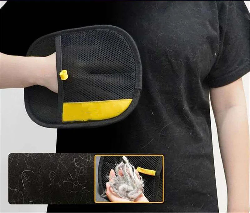 Dwustronna rękawica do pielęgnacji zwierząt