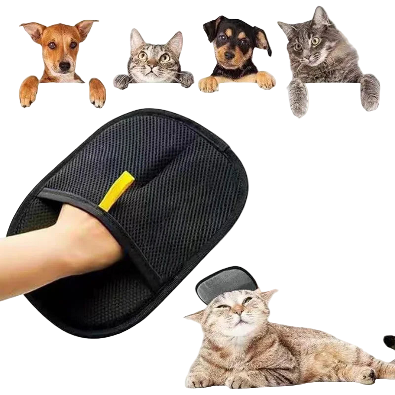 Dwustronna rękawica do pielęgnacji zwierząt