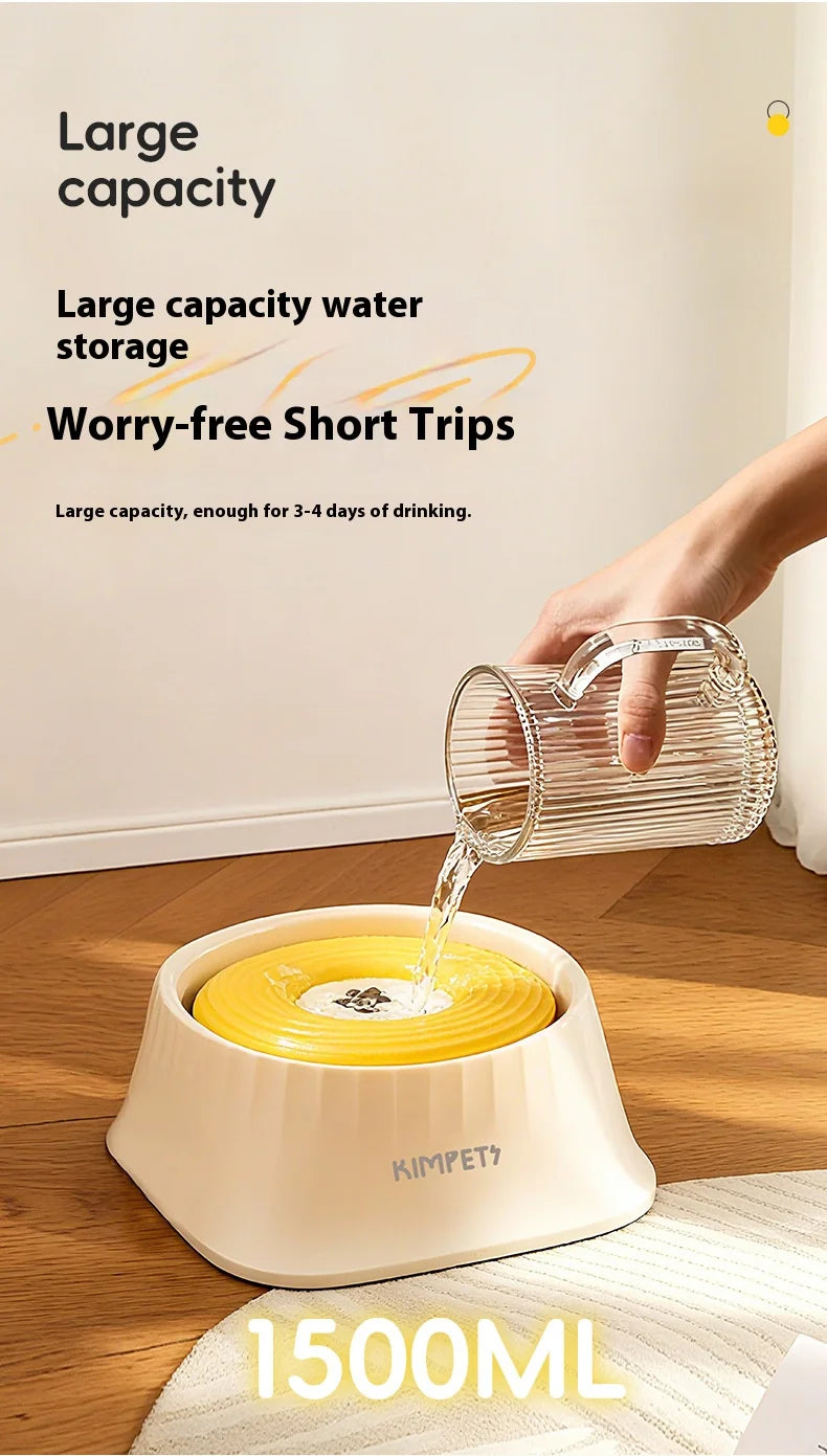 Miska dla zwierząt z zabezpieczeniem przed rozlewaniem