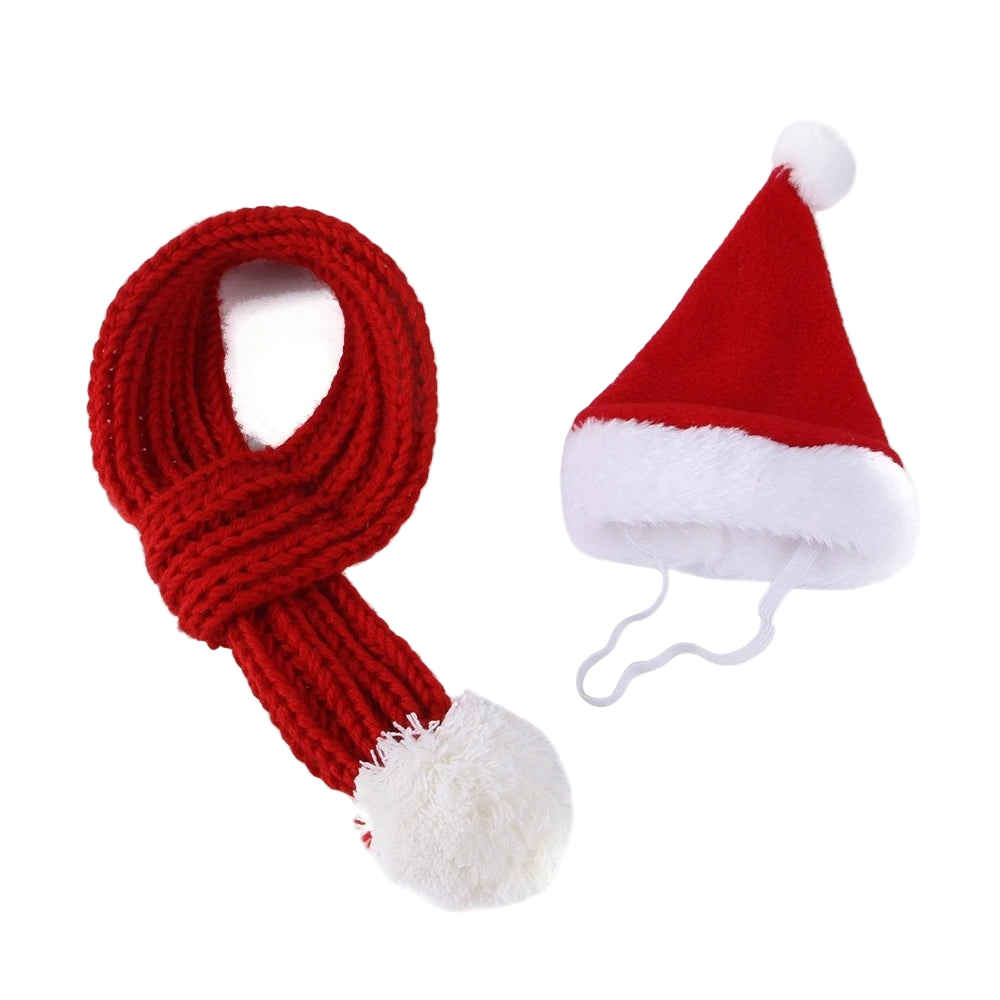 Czapka i szalik świąteczny