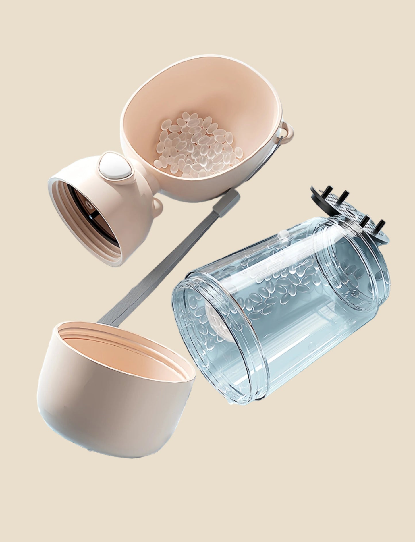 2w1 przenośny karmnik i butelka z wodą dla zwierząt