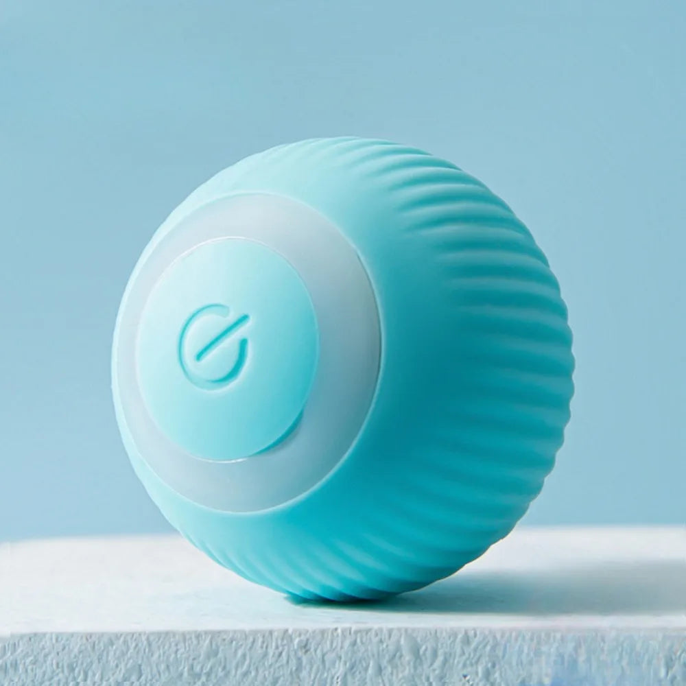Samoczynnie tocząca się zabawka w kształcie piłki