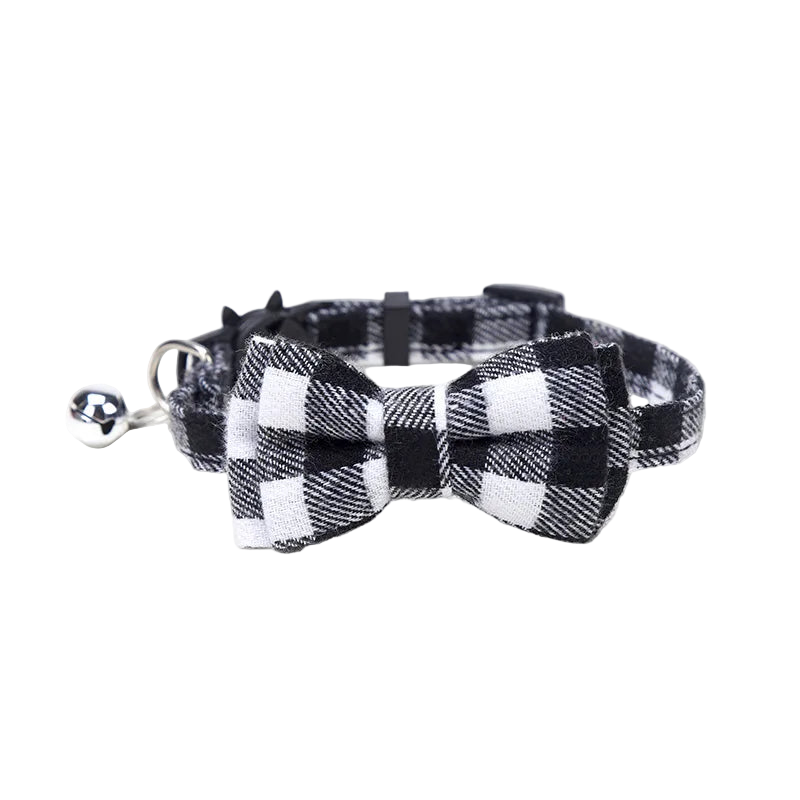 Okrągły kołnierz dla zwierząt z kokardką