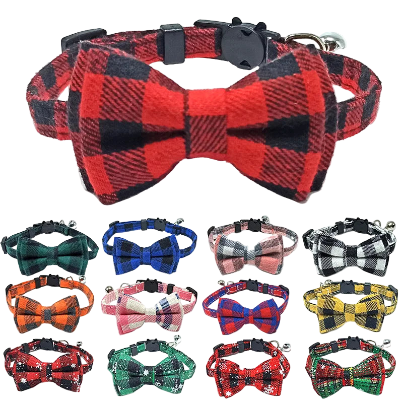 Okrągły kołnierz dla zwierząt z kokardką